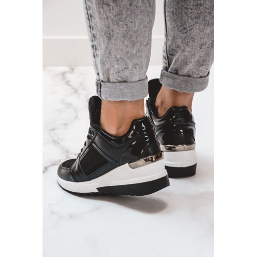 Adidasy Sneakersy czarne Marati Shopaholics Dream  40 SHOPAHOLIC`S DREAM