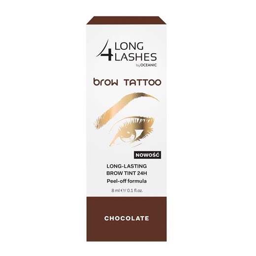 Long4Lashes brow tattoo long lasting brow tint 24h chocolate 8 ml Oceanic   Oceanic_SA