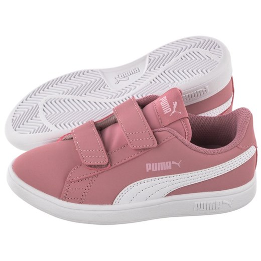 Puma buty sportowe dziecięce różowe na rzepy 