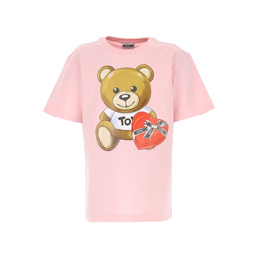 Moschino Koszulka Dziecięca dla Dziewczynek, różowy, Bawełna, 2019, 10Y 12Y 14Y 4Y 6Y 8Y  Moschino 4Y RAFFAELLO NETWORK