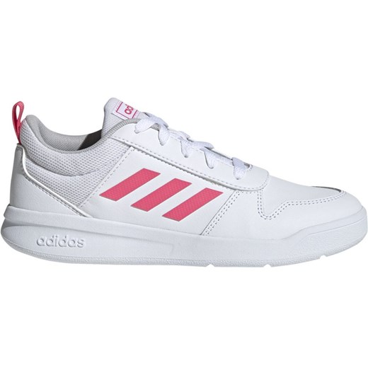 Buty sportowe damskie Adidas białe sznurowane gładkie 