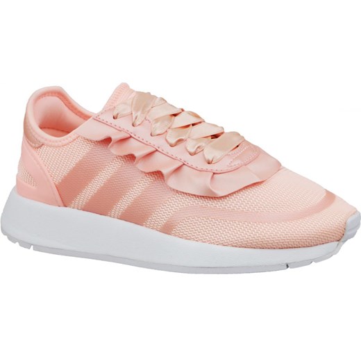 Buty sportowe damskie Adidas różowe sznurowane 