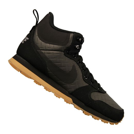 Buty sportowe męskie czarne Nike na jesień sznurowane 
