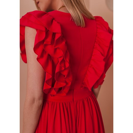 Sukienka Carmela - czerwona II  Latika L Butik Latika