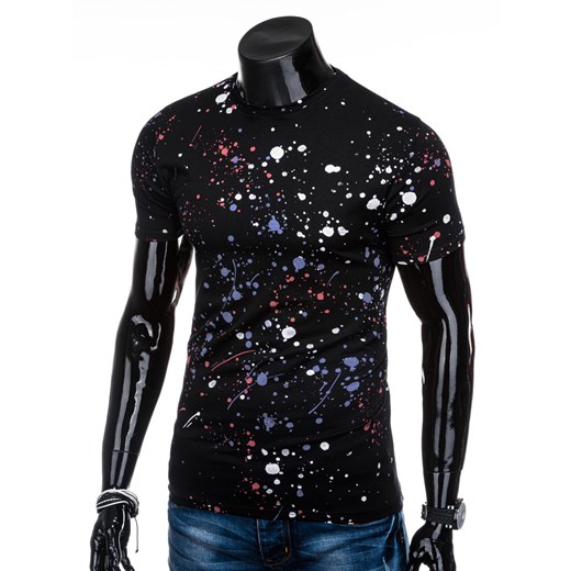 T-shirt męski Edoti.com z krótkimi rękawami