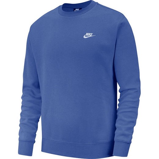 Bluza męska Nike niebieska bez wzorów 