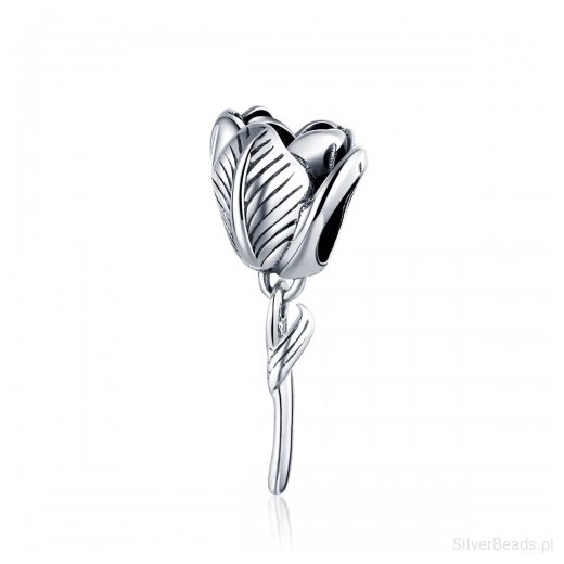 G170 Tulipan charms koralik srebro 925 Silverbeads.pl   SilverBeads