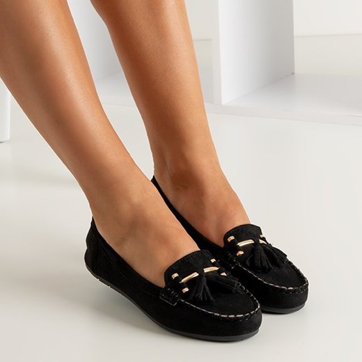 Mokasyny Royalfashion.pl bez zapięcia casual jesienne