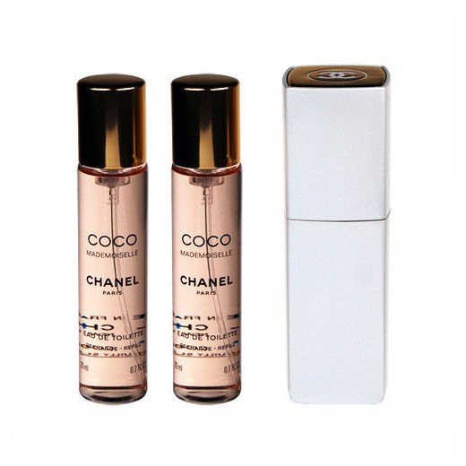 Chanel Coco Mademoiselle 3x20ml W Woda perfumowana Wkład perfumy-perfumeria-pl bialy świeże
