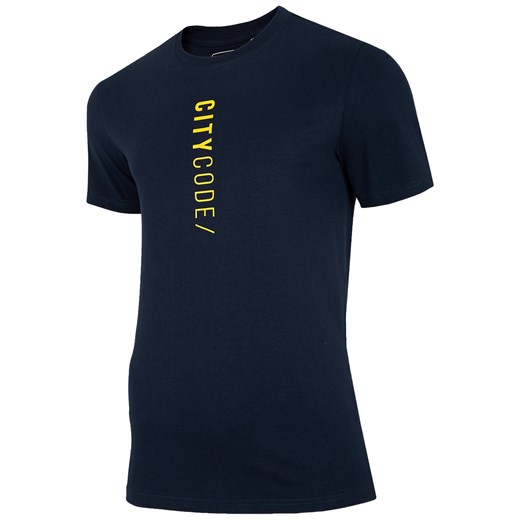 Koszulka T-shirt 4F TSM016 - granatowa (H4L20-TSM016-31S) L promocyjna cena Military.pl