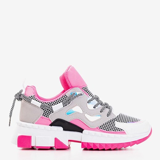 Neonowe różowe sportowe buty damskie Crazy - Obuwie Royalfashion.pl 39 royalfashion.pl