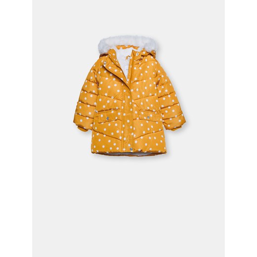 Odzież dla niemowląt żółta Sinsay dla dziewczynki z nadrukami 