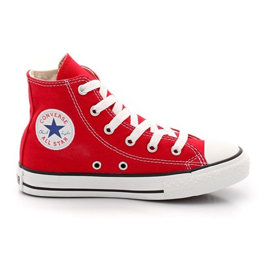 Buty sportowe sznurowane, wysokie, Chuck Taylor All Star marki Converse la-redoute-pl czerwony Buty