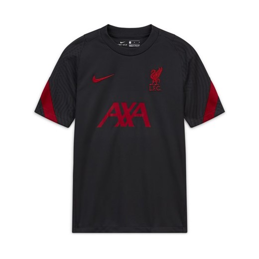 T-shirt chłopięce Nike z krótkimi rękawami z bawełny szary z krótkim rękawem 