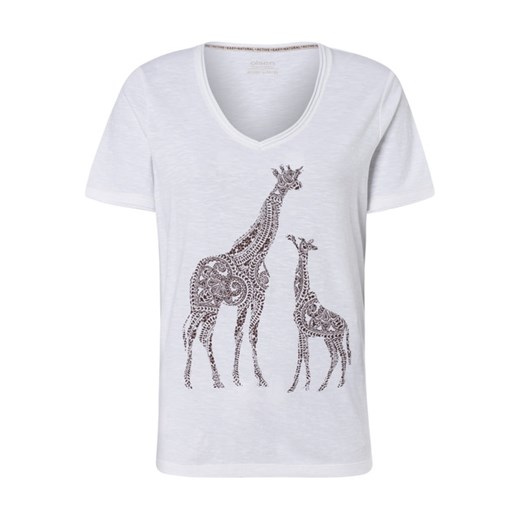 T-shirt z motywem zwierzęcym 11103597 Urban Nomads Biały 46 Olsen 48 okazja Olsen