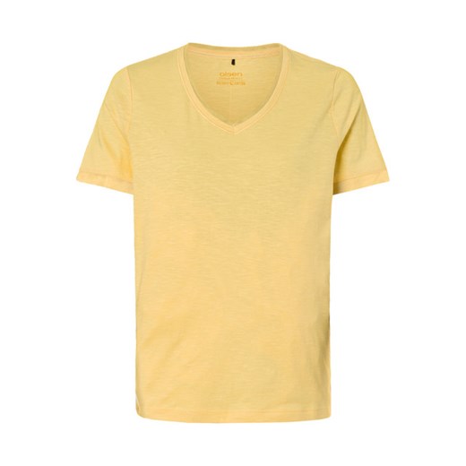 Klasyczny T-shirt z dekoltem w serek 11103578 City Safari Żółty 38 Olsen 38 wyprzedaż Olsen
