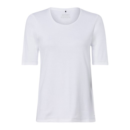 Bawełniany T-shirt  Basic 11100329 Biały 46 Olsen 38 Olsen