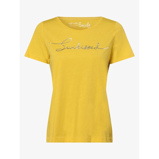 s.Oliver - T-shirt damski, żółty 34 vangraaf