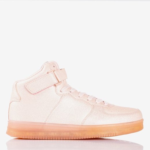Buty sportowe damskie Royalfashion.pl sznurowane na płaskiej podeszwie