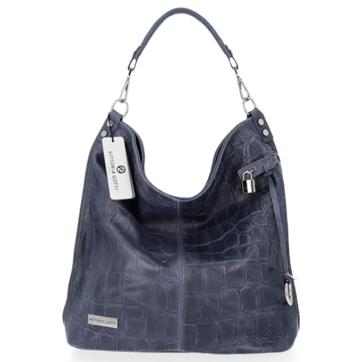 Shopper bag Vittoria Gotti elegancka duża na ramię 
