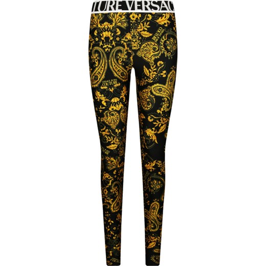 Spodnie damskie Versace Jeans w kwiaty