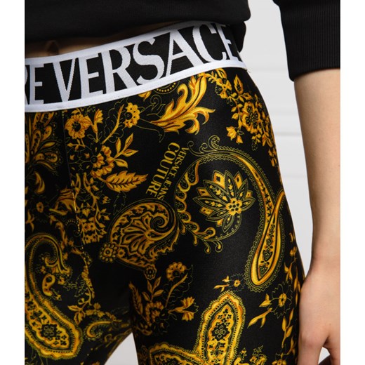 Spodnie damskie Versace Jeans w kwiaty
