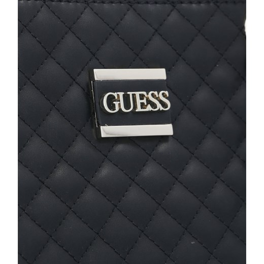 Shopper bag Guess elegancka z breloczkiem 