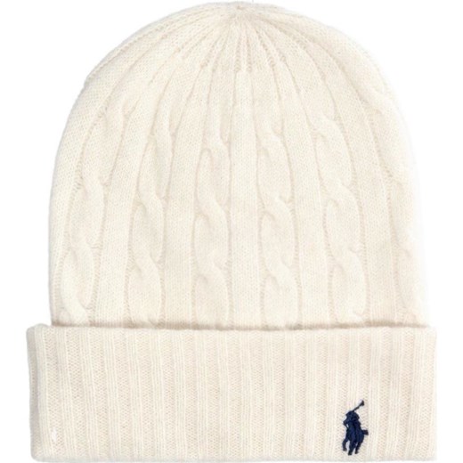 Polo Ralph Lauren Wełniana czapka | z dodatkiem kaszmiru Polo Ralph Lauren Uniwersalny okazja Gomez Fashion Store
