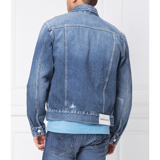Calvin Klein Jeans Kurtka jeansowa hells blue | Regular Fit M wyprzedaż Gomez Fashion Store
