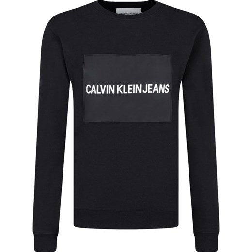 CALVIN KLEIN JEANS Bluza INSTITUTIONAL RUBBER BOX CN | Regular Fit L okazyjna cena Gomez Fashion Store