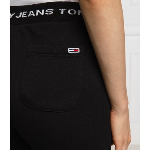 Spodnie damskie Tommy Jeans bez wzorów dresowe 