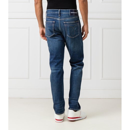 Calvin Klein jeansy męskie casual na wiosnę 