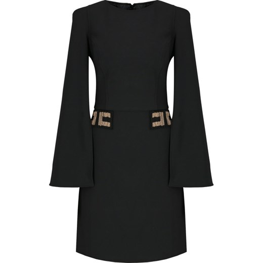 Sukienka Elisabetta Franchi czarna elegancka mini wiosenna 