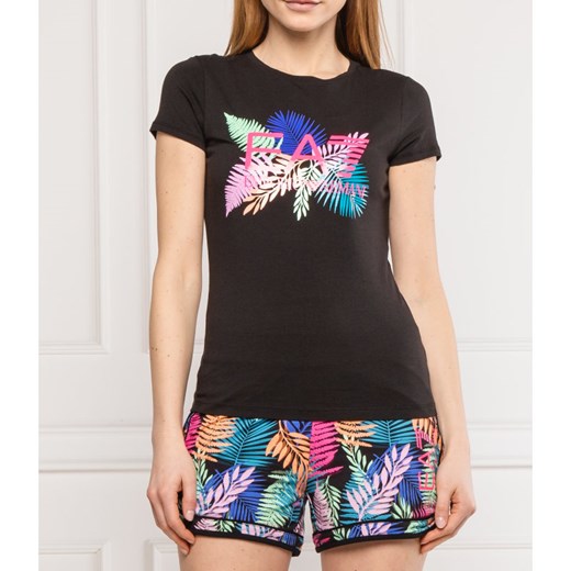 EA7 T-shirt | Slim Fit S wyprzedaż Gomez Fashion Store