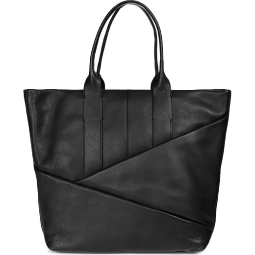 Shopper bag Calvin Klein z zamszu 