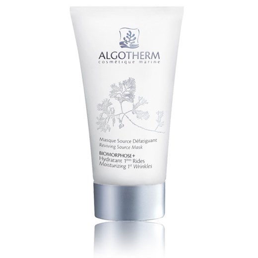 Algotherm Algohydra - Maska nawilżająco - odżywcza z algami i kwasem hialuronowym dermashop bialy bez wzorów/nadruków