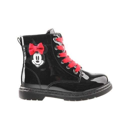 Mickey&Friends buty zimowe dziecięce czarne wiązane 