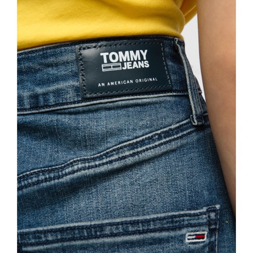 Spódnica Tommy Jeans jeansowa na wiosnę 
