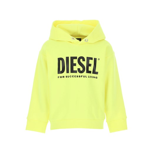 Diesel Bluzy Dziecięce dla Chłopców, fluorescencyjny żółty, Bawełna, 2019, 10Y 12Y 14Y 16Y 8Y Diesel 10Y RAFFAELLO NETWORK