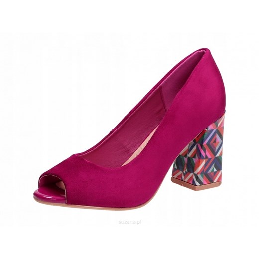 Czółenka damskie Sabatina G002 Fuksja Słupek r37 37 Oficjalny sklep Allegro