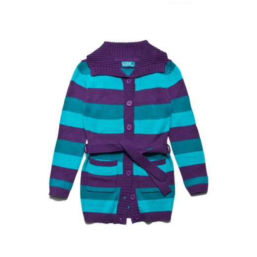 Sweter Dziewczęcy 4C2508 5-10-15 niebieski akryl