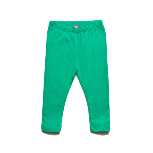 Spodnie Dziewczęce 3M2612 5-10-15 zielony bawełniane