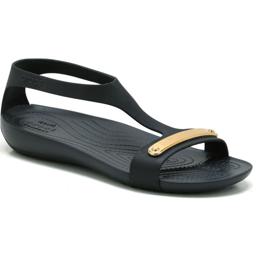 Sandały CROCS-SERENA-METALLIC-BAR-SDL-W-206421 Crocs 37,5 promocyjna cena hitobuwie.pl