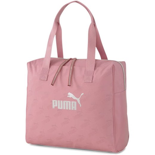 Shopper bag Puma wakacyjna z frędzlami na ramię z nadrukiem 
