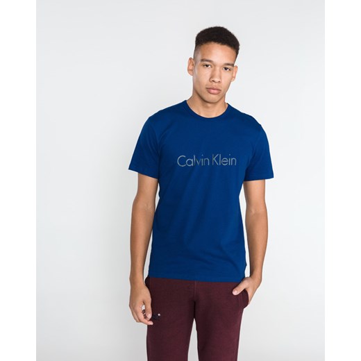 Calvin Klein Koszulka do spania Niebieski Calvin Klein L okazja BIBLOO