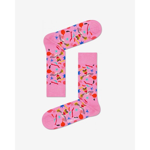 Happy Socks Pink Panther Bomb Voyage Skarpetki Różowy Happy Socks 41-46 okazyjna cena BIBLOO