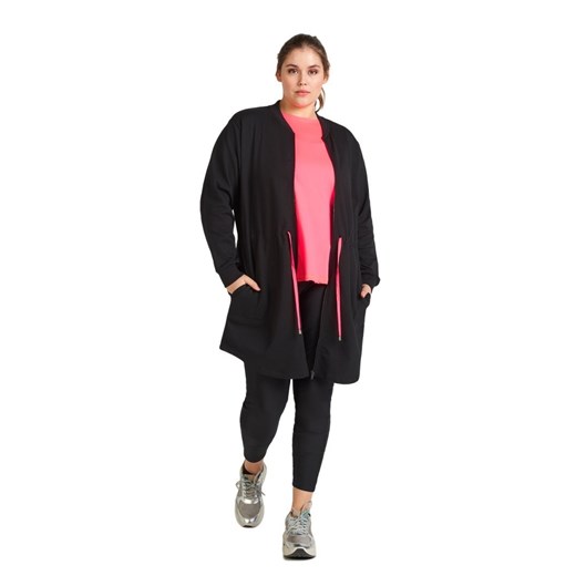 ZIZZI ŚWIETNA DŁUGA CZARNA BLUZA RÓŻ 387A Zizzi 44 MY SIZE
