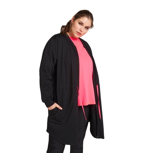 ZIZZI ŚWIETNA DŁUGA CZARNA BLUZA RÓŻ 387A Zizzi 44 MY SIZE