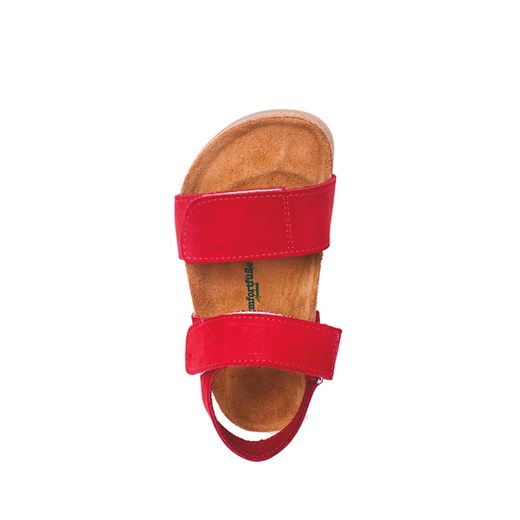 Skórzane sandały w kolorze czerwonym Comfortfusse 24 Limango Polska