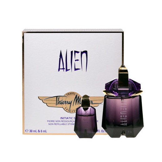 Thierry Mugler Alien W Zestaw perfum Edp 30ml + 6ml Miniatura e-glamour bialy zestaw